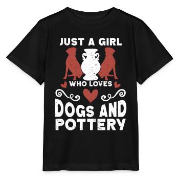 Four en céramique Cermaicist Pot de four en argile céramique - T-shirt bio MINI CREATOR Stanley/Stella Enfant - noir - Devant - Mikhail (115cm)