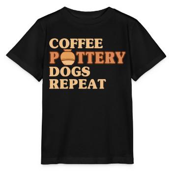 Four en céramique Cermaicist Pot de four en argile céramique - T-shirt bio MINI CREATOR Stanley/Stella Enfant - noir - Devant - Mikhail (115cm)