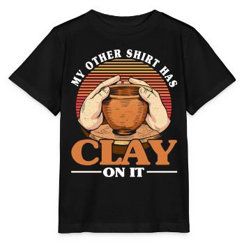 Ceramic Oven Cermaicist Ceramic Clay Oven Pot - Stanley/Stella MINI CREATOR Kids’ T-Shirt - black - Front - Mikhail (115cm)