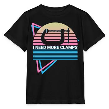 Funny Carpenter Retro Carpentry - Stanley/Stella MINI CREATOR Kids’ T-Shirt - black - Front - Mikhail (115cm)