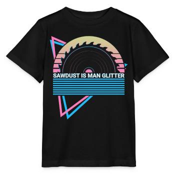 Funny Carpenter Retro Carpentry - Stanley/Stella MINI CREATOR Kids’ T-Shirt - black - Front - Mikhail (115cm)