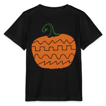 Synthesizer Kürbis Halloween Synth - Stanley/Stella Kinder T-Shirt MINI CREATOR  - Schwarz - Vorne - Mikhail (115cm)