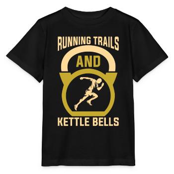Course à pied Sentiers et entraînement des athlètes Course sur sentier - T-shirt bio MINI CREATOR Stanley/Stella Enfant - noir - Devant - Mikhail (115cm)
