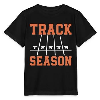 Track And Field Track Season Triathlon Training - Stanley/Stella MINI CREATOR Kids’ T-Shirt - black - Front - Mikhail (115cm)