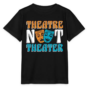 Musical Theatre Not Theater Loves Broadway Musical - Stanley/Stella Kinder T-Shirt MINI CREATOR  - Schwarz - Vorne - Mikhail (115cm)