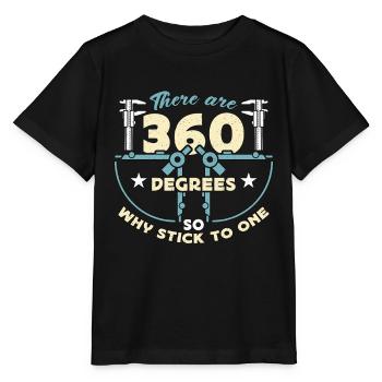 Architecture Il y a 360 degrés Architectural - T-shirt bio MINI CREATOR Stanley/Stella Enfant - noir - Devant - Mikhail (115cm)