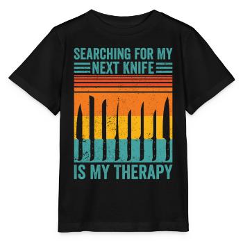 Knife Collector Knife Collecting - Stanley/Stella MINI CREATOR Kids’ T-Shirt - black - Front - Mikhail (115cm)