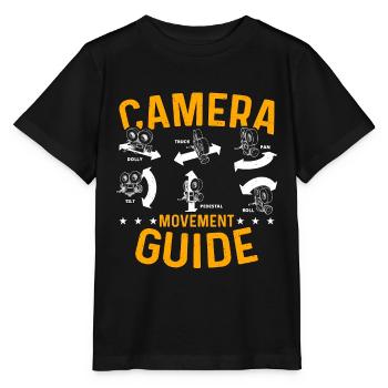Camera Operator Camera Movement Guide Video Shoots - Stanley/Stella Kinder T-Shirt MINI CREATOR  - Schwarz - Vorne - Mikhail (115cm)