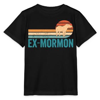 Ex Mormon Tapir Cheval LDS Rétro Exmo - T-shirt bio MINI CREATOR Stanley/Stella Enfant - noir - Devant - Mikhail (115cm)