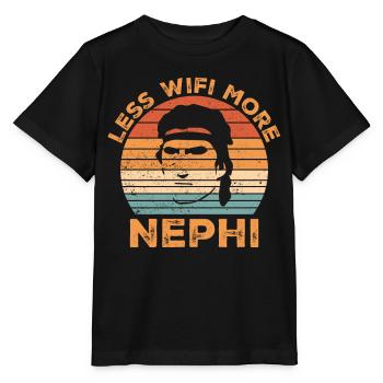 Drôle de missionnaire mormon SDJ - T-shirt bio MINI CREATOR Stanley/Stella Enfant - noir - Devant - Mikhail (115cm)