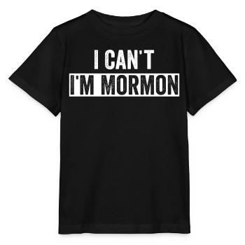 Drôle de missionnaire mormon SDJ - T-shirt bio MINI CREATOR Stanley/Stella Enfant - noir - Devant - Mikhail (115cm)