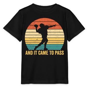 Drôle de missionnaire mormon LDS Soccer - T-shirt bio MINI CREATOR Stanley/Stella Enfant - noir - Devant - Mikhail (115cm)
