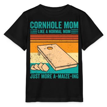 Funny Cornhole Retro - Stanley/Stella MINI CREATOR Kids’ T-Shirt - black - Front - Mikhail (115cm)