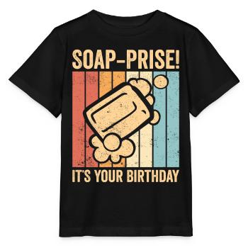 Lustige Seifenherstellung Seifenmacher - Stanley/Stella Kinder T-Shirt MINI CREATOR  - Schwarz - Vorne - Mikhail (115cm)