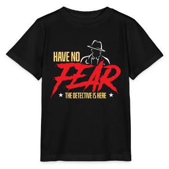 Detective Have No Fear The Detective Fingerprints - Stanley/Stella MINI CREATOR Kids’ T-Shirt - black - Front - Mikhail (115cm)