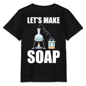 Production de savon Fabricant de savon - T-shirt bio MINI CREATOR Stanley/Stella Enfant - noir - Devant - Mikhail (115cm)