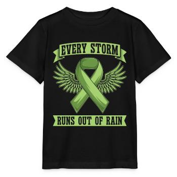 Mental Health Every Storm Runs Out Health Care - Stanley/Stella MINI CREATOR Kids’ T-Shirt - black - Front - Mikhail (115cm)