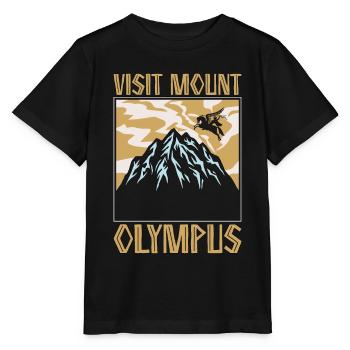 Mythologie grecque Visitez le mont Olympe Grèce antique - T-shirt bio MINI CREATOR Stanley/Stella Enfant - noir - Devant - Mikhail (115cm)