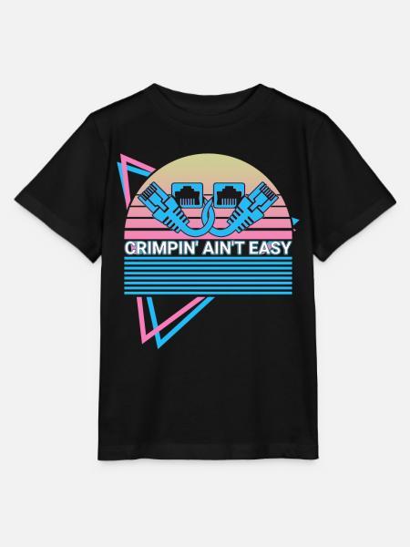 Netzwerktechnik Retro - Stanley/Stella Kinder T-Shirt MINI CREATOR  - Schwarz
