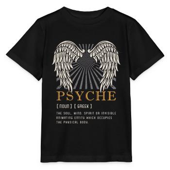 Mythologie grecque Psyché L’âme Anciens dieux - T-shirt bio MINI CREATOR Stanley/Stella Enfant - noir - Devant - Mikhail (115cm)