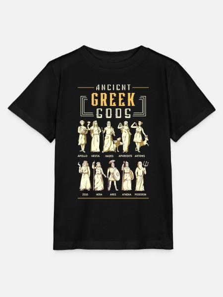 Greek Mythology Ancient Greek Gods History - Stanley/Stella MINI CREATOR Kids’ T-Shirt - black