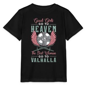 Valkyrie Good Girls Go To Heaven Déesse nordique - T-shirt bio MINI CREATOR Stanley/Stella Enfant - noir - Devant - Mikhail (115cm)