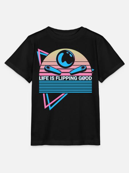Flipperautomat Retro - Stanley/Stella Kinder T-Shirt MINI CREATOR - Schwarz