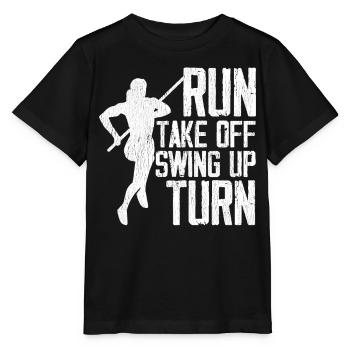 Saut à la perche Saut à la perche - T-shirt bio MINI CREATOR Stanley/Stella Enfant - noir - Devant - Mikhail (115cm)
