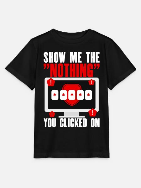 Cybersicherheit Hacking IT - Stanley/Stella Kinder T-Shirt MINI CREATOR - Schwarz