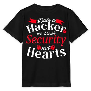 Cybersecurity, Hacking, IT - Stanley/Stella MINI CREATOR Kids’ T-Shirt - black - Front - Mikhail (115cm)