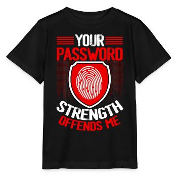 Cybersecurity, Hacking, IT - Stanley/Stella MINI CREATOR Kids’ T-Shirt - black - Front - Mikhail (115cm)