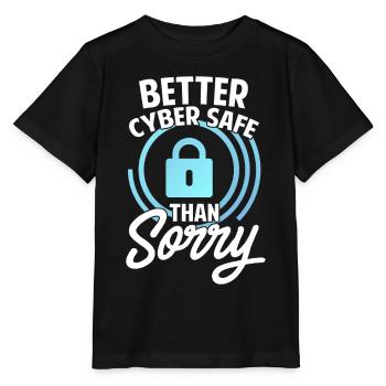 Cybersecurity, Hacking, IT - Stanley/Stella MINI CREATOR Kids’ T-Shirt - black - Front - Mikhail (115cm)