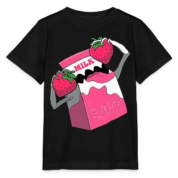 Bizarro Fiction Aesthetics Weirdcore Kawaii - Stanley/Stella MINI CREATOR Kids’ T-Shirt - black - Front - Mikhail (115cm)