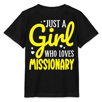 SDJ mormon - T-shirt bio MINI CREATOR Stanley/Stella Enfant - noir - Devant - Mikhail (115cm)