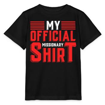 SDJ mormon - T-shirt bio MINI CREATOR Stanley/Stella Enfant - noir - Devant - Mikhail (115cm)