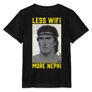 Missionnaire mormon SDJ - T-shirt bio MINI CREATOR Stanley/Stella Enfant - noir - Devant - Mikhail (115cm)