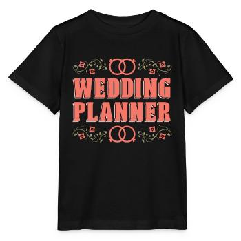 Wedding Planner Wedding Organizer Marriage Planner - Stanley/Stella Kinder T-Shirt MINI CREATOR  - Schwarz - Vorne - Mikhail (115cm)