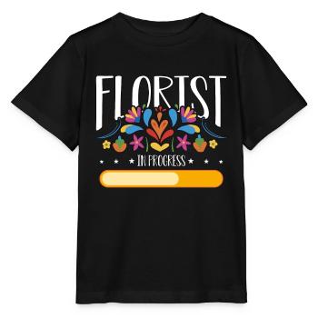 Fleuriste en cours Jardinage Fleuriste Fleuristes - T-shirt bio MINI CREATOR Stanley/Stella Enfant - noir - Devant - Mikhail (115cm)