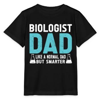 Biology Gift Biologist - Stanley/Stella MINI CREATOR Kids’ T-Shirt - black - Front - Mikhail (115cm)