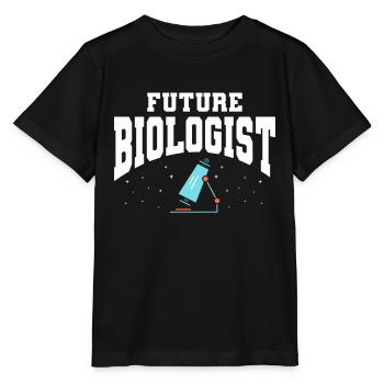 Biology Gift Biologist - Stanley/Stella MINI CREATOR Kids’ T-Shirt - black - Front - Mikhail (115cm)