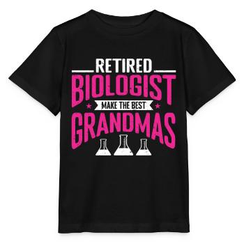 Biology Gift Biologist - Stanley/Stella MINI CREATOR Kids’ T-Shirt - black - Front - Mikhail (115cm)