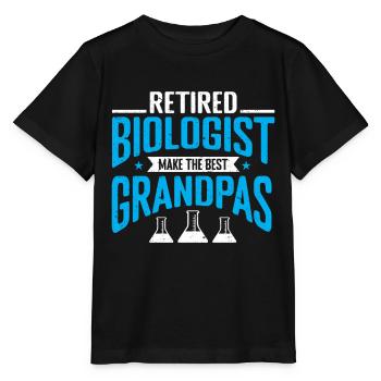 Biology Gift Biologist - Stanley/Stella MINI CREATOR Kids’ T-Shirt - black - Front - Mikhail (115cm)