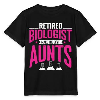 Biology Gift Biologist - Stanley/Stella MINI CREATOR Kids’ T-Shirt - black - Front - Mikhail (115cm)