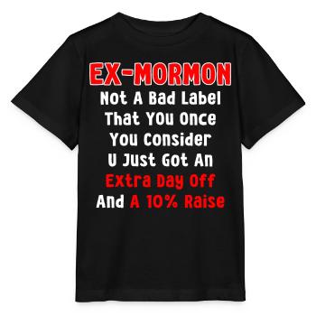 Post-Mormon Exmo - T-shirt bio MINI CREATOR Stanley/Stella Enfant - noir - Devant - Mikhail (115cm)