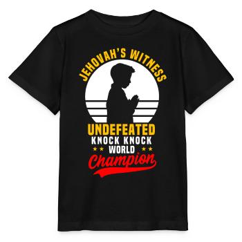 JW - Stanley/Stella Kinder T-Shirt MINI CREATOR  - Schwarz - Vorne - Mikhail (115cm)