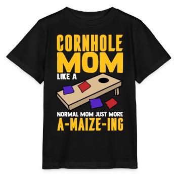 Corn Hole - Stanley/Stella MINI CREATOR Kids’ T-Shirt - black - Front - Mikhail (115cm)