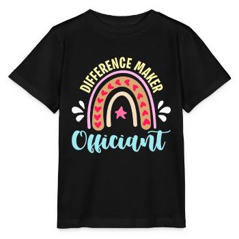 Officiant Difference Maker Officiant Counselor - Stanley/Stella MINI CREATOR Kids’ T-Shirt - black - Front - Mikhail (115cm)