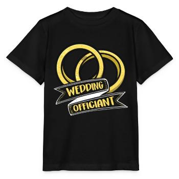 Officiant Wedding Officiant Counselor Ordained - Stanley/Stella MINI CREATOR Kids’ T-Shirt - black - Front - Mikhail (115cm)