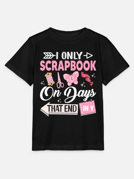 Scrapbooking Scrapbooker - Stanley/Stella Kinder T-Shirt MINI CREATOR - Schwarz