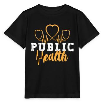 Virologue en santé publique Infirmière en soins de santé - T-shirt bio MINI CREATOR Stanley/Stella Enfant - noir - Devant - Mikhail (115cm)